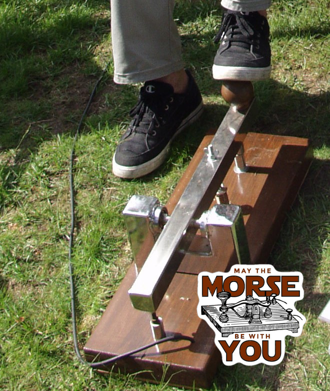 QLF: I'm keying with my left foot.